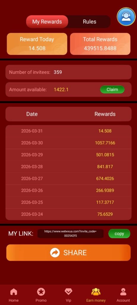 Book100Game - Per Referral 1000